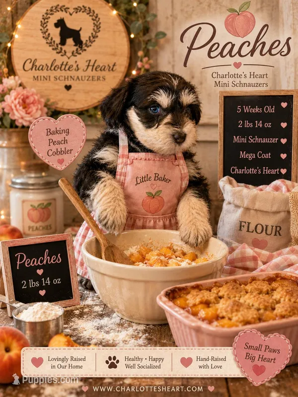 Peaches – Miniature Schnauzer puppy for sale in Colorado Springs, CO
