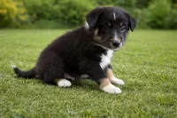 Shadow Male Australian Shepherd Mix Puppy – Cute & Calm Personality, a male Australian Shepherd for sale in Fort Wayne, IN – Photo 1 of 7