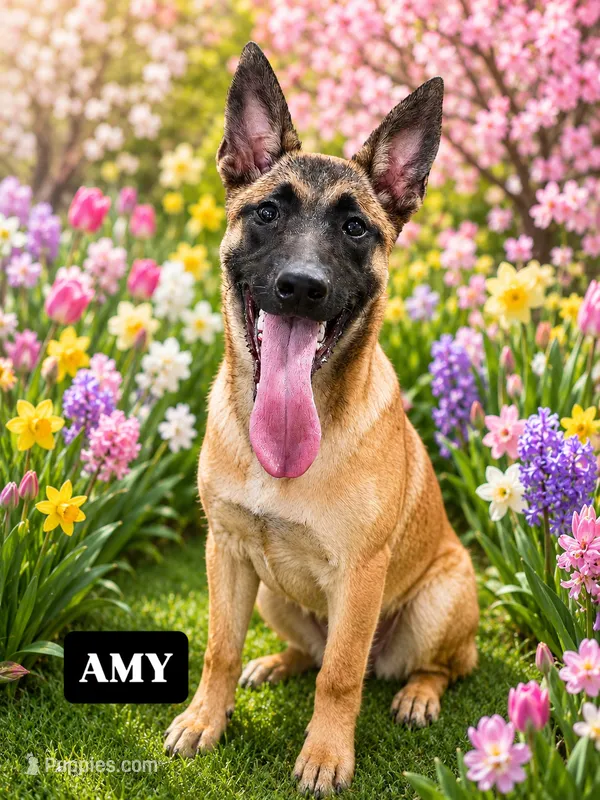 AMY, a female Belgian Malinois for sale in Poplarville, MS – 1 of 2
