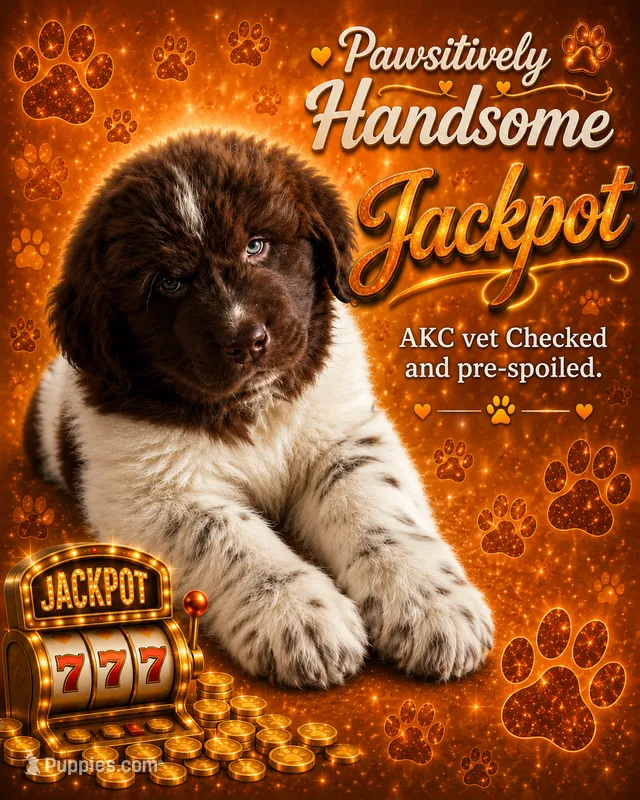 Jackpot – Newfoundland puppy for sale in North Manchester, IN