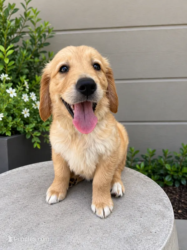 Male green collar – Golden Retriever puppy for sale in Seffner, FL