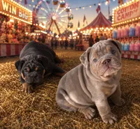 Lilac Tri Merle male , a male English Bulldog for sale in San Diego, CA – 5 of 10