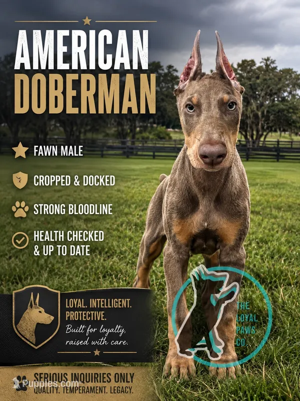 BUCKY – Doberman Pinscher puppy for sale in Brooksville, FL