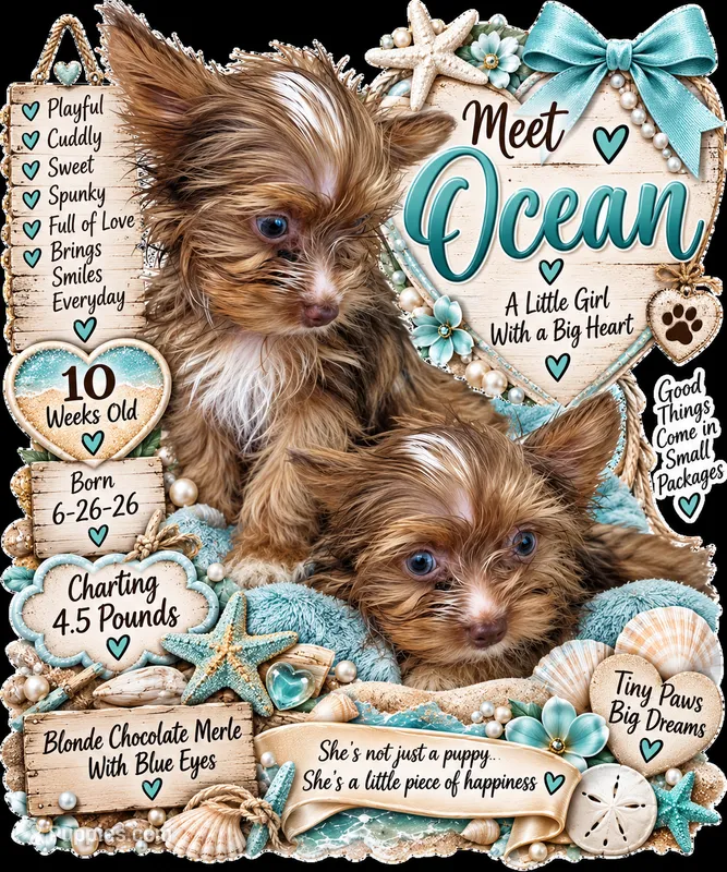 Ocean Pearl – Yorkshire Terrier puppy for sale in Keller, TX