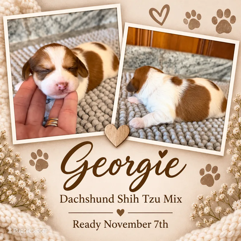 Georgie – Shih Tzu, Miniature Dachshund puppy for sale in Connersville, IN
