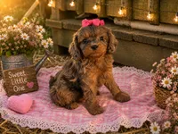 Peach , a female Cavapoo for sale in Mulberry, KS – 2 of 3