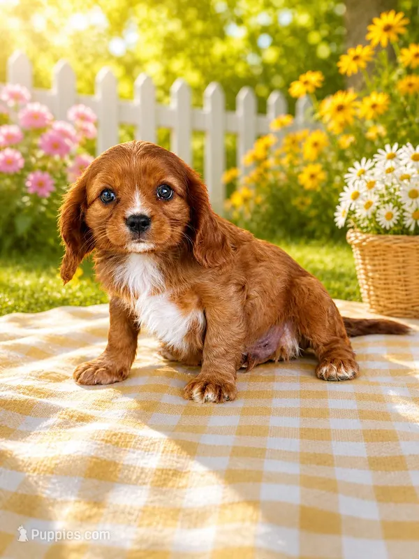 AKC Rusty – Cavalier King Charles Spaniel puppy for sale in Mulberry, KS