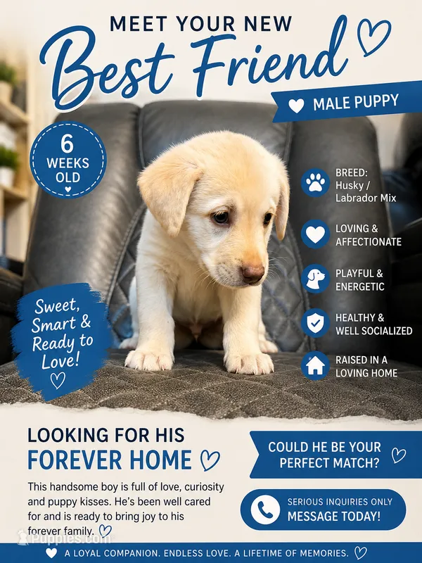 Egg – Siberian Husky, Labrador Retriever puppy for sale in Frederica, DE