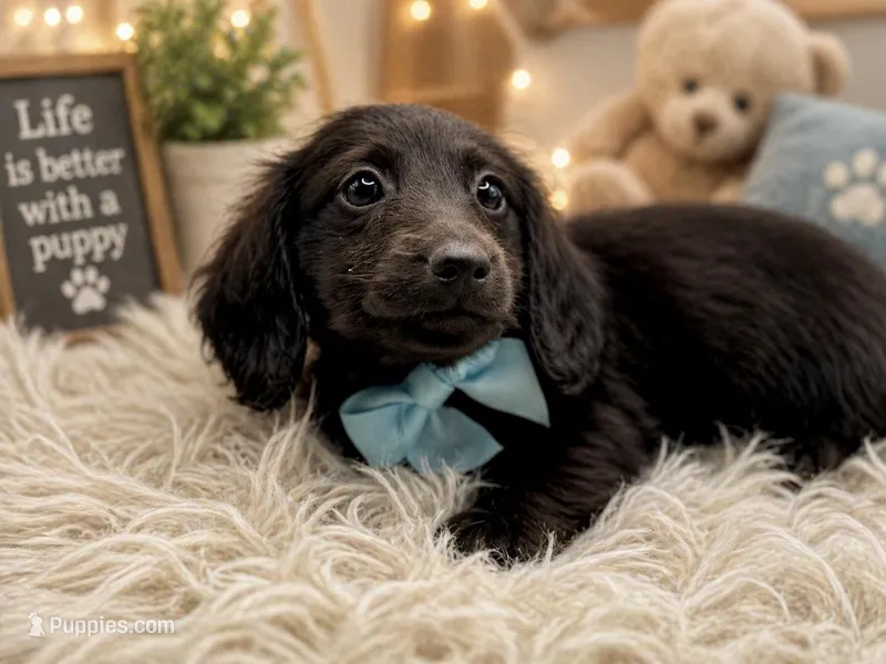 Blue Boy AKC – Miniature Dachshund puppy for sale in Bartlesville, OK