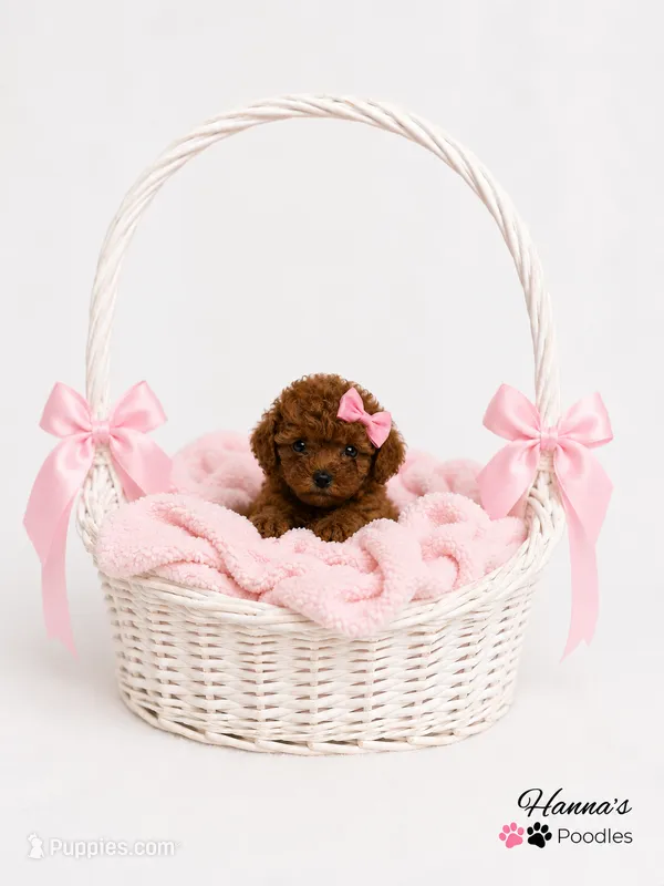 AKC Mahogany Red Female TCup Poodle  – Poodle - Toy  puppy for sale in Plantation Acres, FL
