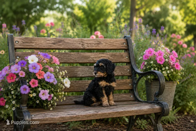 Bonnie – Miniature Bernedoodle, Golden Mountain Doodle puppy for sale in Farwell, MI