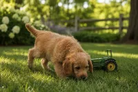 Blake, a male Miniature Bernedoodle and Golden Mountain Doodle for sale in Farwell, MI – 3 of 4