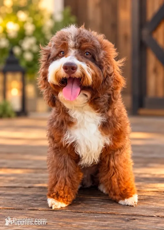 Simba – Miniature Bernedoodle puppy for sale in Greenville, TX