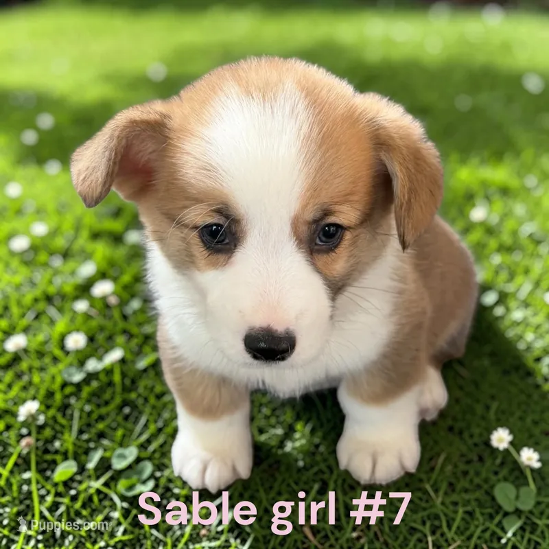 Girl 7 – Pembroke Welsh Corgi puppy for sale in Montpelier, OH