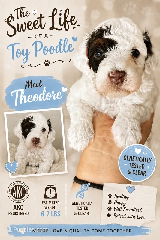 AKC Spanky 🐩 Genetically Clear  – Poodle - Toy  puppy for sale in Tampa, FL