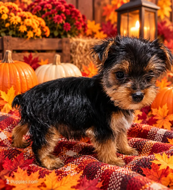 Male traditional  – Yorkshire Terrier puppy for sale in Houlton, ME