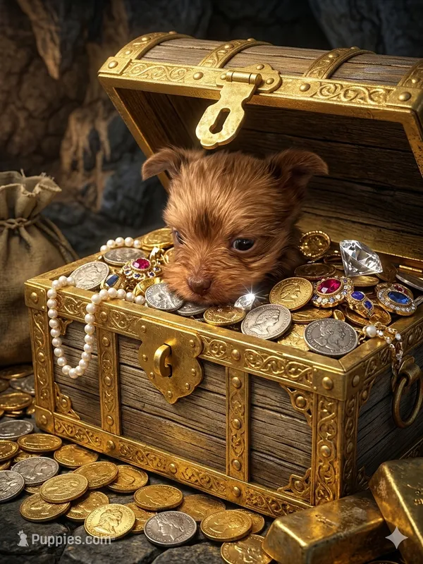 AKC choc gold dust Chewbacca – Yorkshire Terrier puppy for sale in North Judson, IN