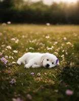 AKC English Cream Golden Retriever- Ginger, a female English Cream Golden Retriever for sale in Puyallup, WA – 6 of 9