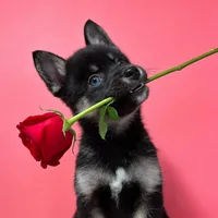 Pepper, a female Pomeranian and Alaskan Klee Kai for sale in Elkhart, IN – Photo 1 of 10