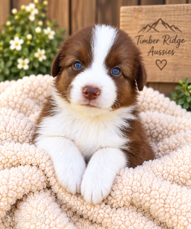 Canyon  – Australian Shepherd puppy for sale in Narvon, PA