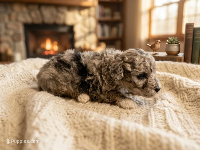 Auggie – Miniature Aussiedoodle puppy for sale in Sedalia, MO