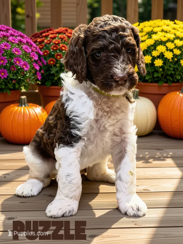 Puzzle – Goldendoodle puppy for sale in Ellenburg Depot, NY