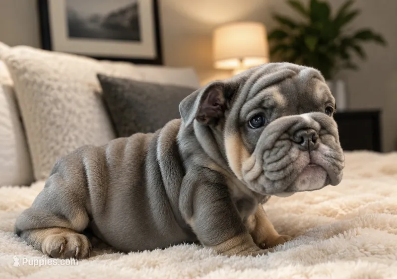 Athena – English Bulldog puppy for sale in Clymer, PA