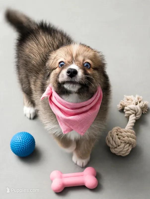 Crazy Cutie – Pomsky puppy for sale in Madisonville, TX