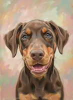 Hazel eyes., a male Doberman Pinscher for sale in Dallas, TX – 8 of 9