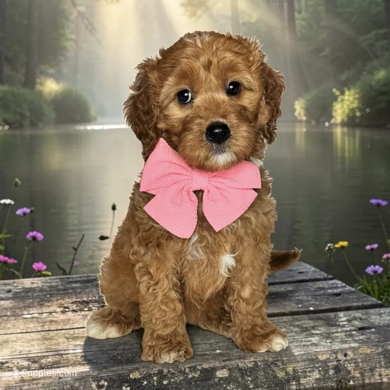 Daisy - F1 Medium – Goldendoodle, Miniature Goldendoodle puppy for sale in Austin, TX