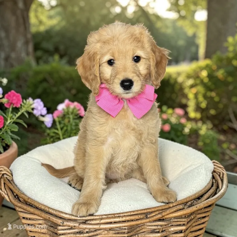 Magnolia - F1 Mini – Miniature Goldendoodle puppy for sale in Austin, TX