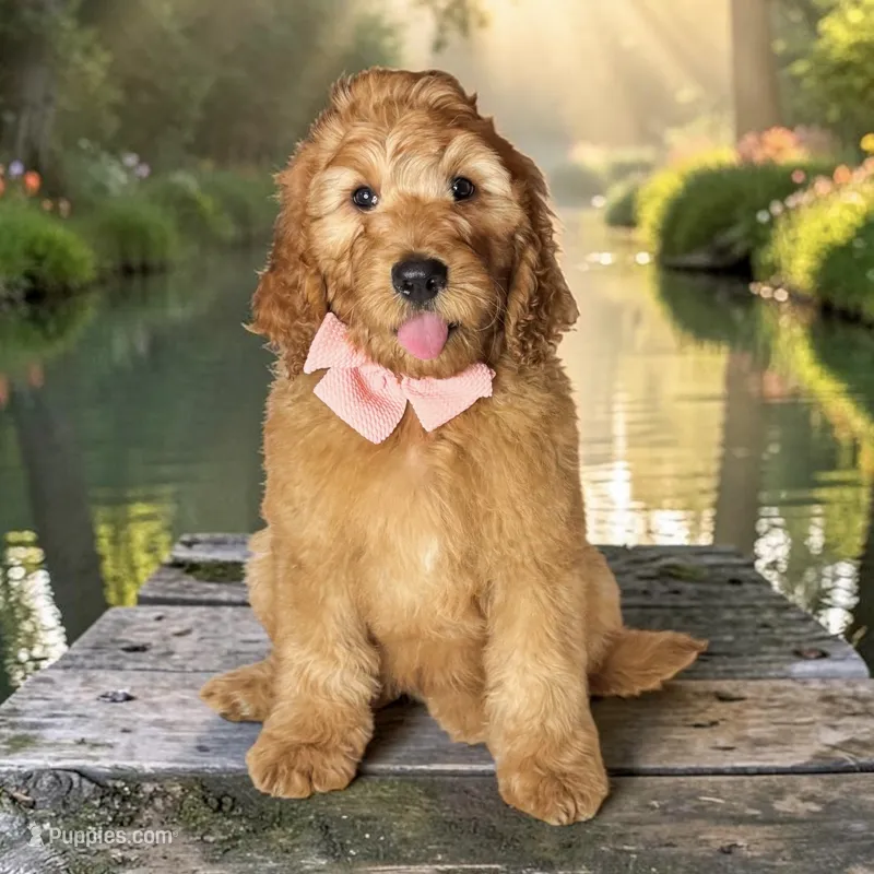 Della - F1b mini – Goldendoodle, Miniature Goldendoodle puppy for sale in Austin, TX