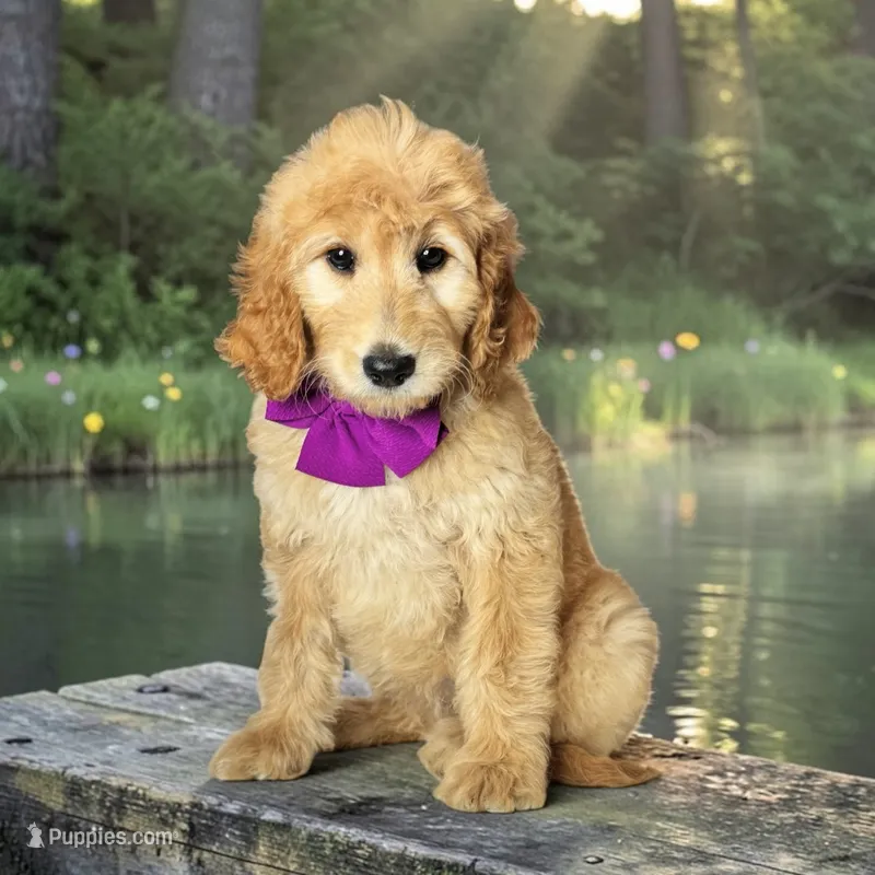 Flora - F1b mini – Goldendoodle, Miniature Goldendoodle puppy for sale in Austin, TX
