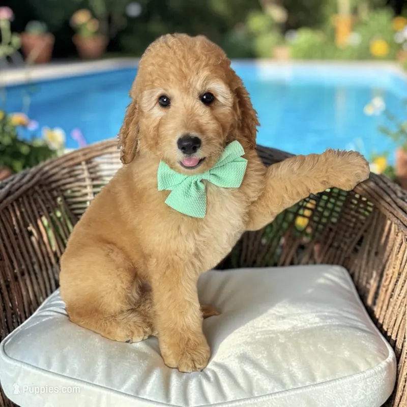 Bubbles - F1b mini – Goldendoodle, Miniature Goldendoodle puppy for sale in Austin, TX