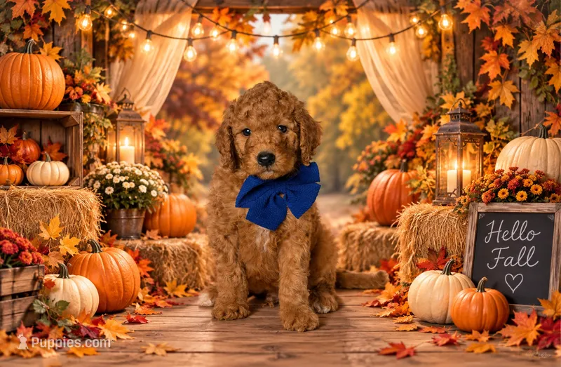 Gomez - F1b Mini – Miniature Goldendoodle puppy for sale in Austin, TX