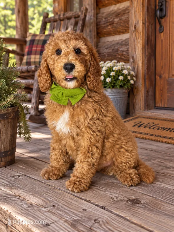 Hobbs - F1b Medium – Goldendoodle, Miniature Goldendoodle puppy for sale in Austin, TX