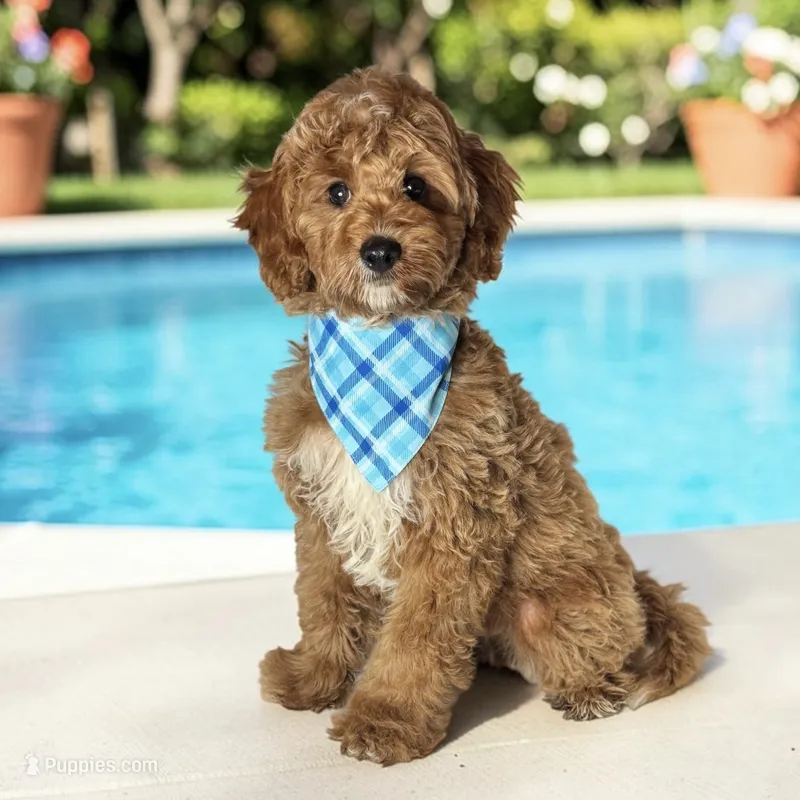 Xander - F1b Petite – Goldendoodle, Miniature Goldendoodle puppy for sale in Austin, TX