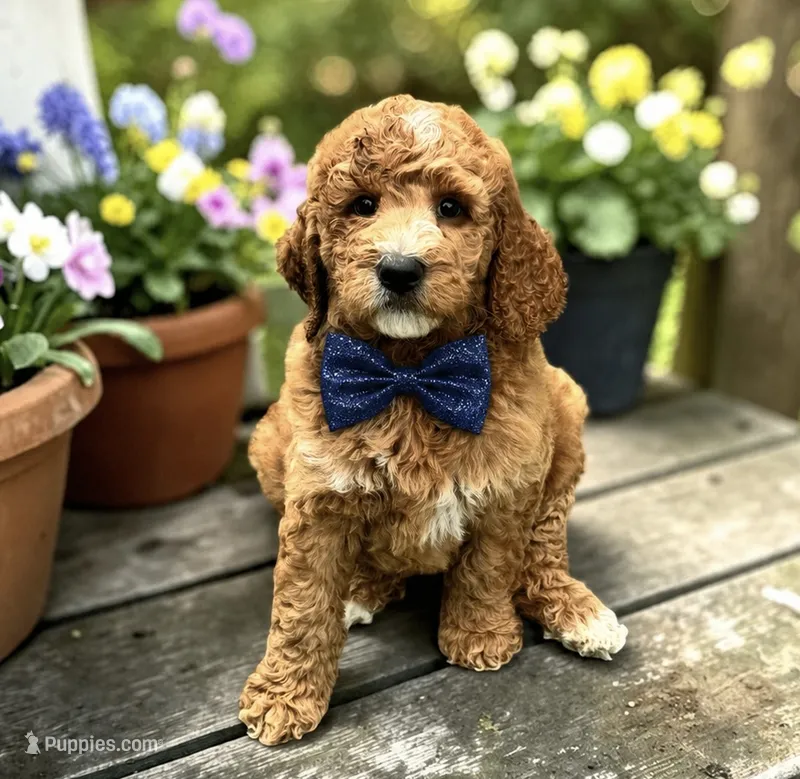 Copper - F2b Standard – Goldendoodle puppy for sale in Austin, TX