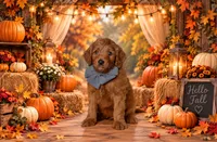 Pugsley - F1b mini, a male Miniature Goldendoodle for sale in Austin, TX – 1 of 1