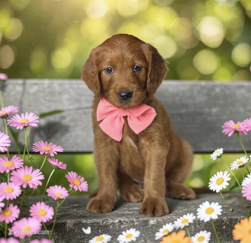 Poppy - F1 Standard – Goldendoodle puppy for sale in Austin, TX