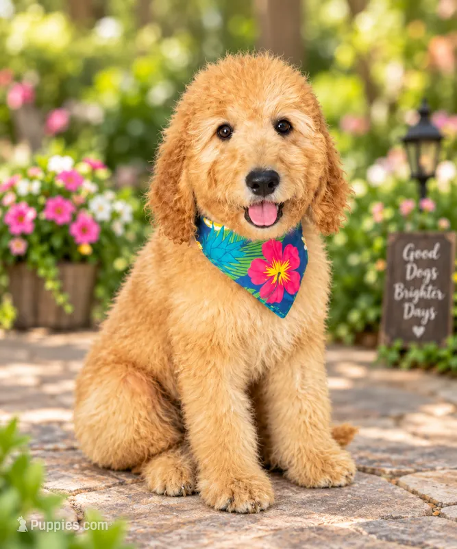 Bubbles - F1b mini – Goldendoodle, Miniature Goldendoodle puppy for sale in Austin, TX