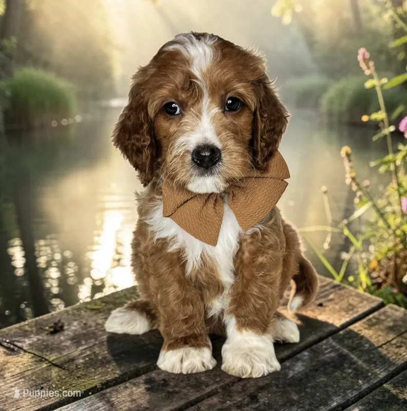 Charlie - F1 Medium – Goldendoodle, Miniature Goldendoodle puppy for sale in Austin, TX