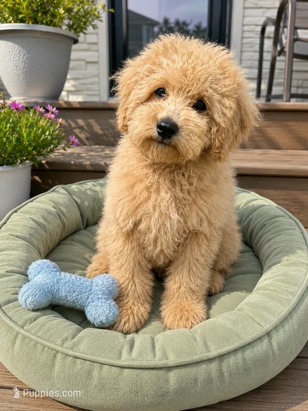 Charlie – Miniature Goldendoodle puppy for sale in Mosinee, WI
