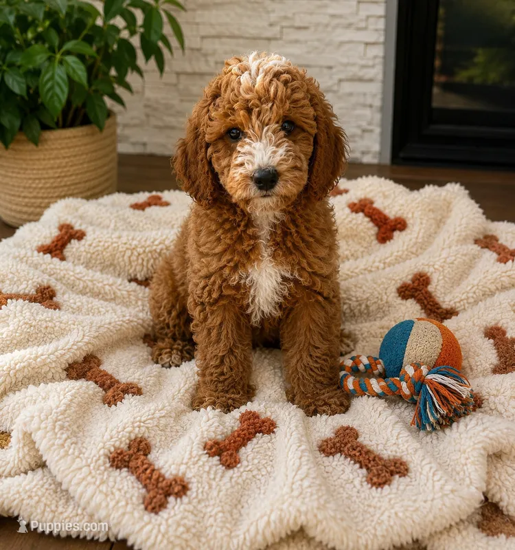 Tucker – Miniature Goldendoodle puppy for sale in Mosinee, WI