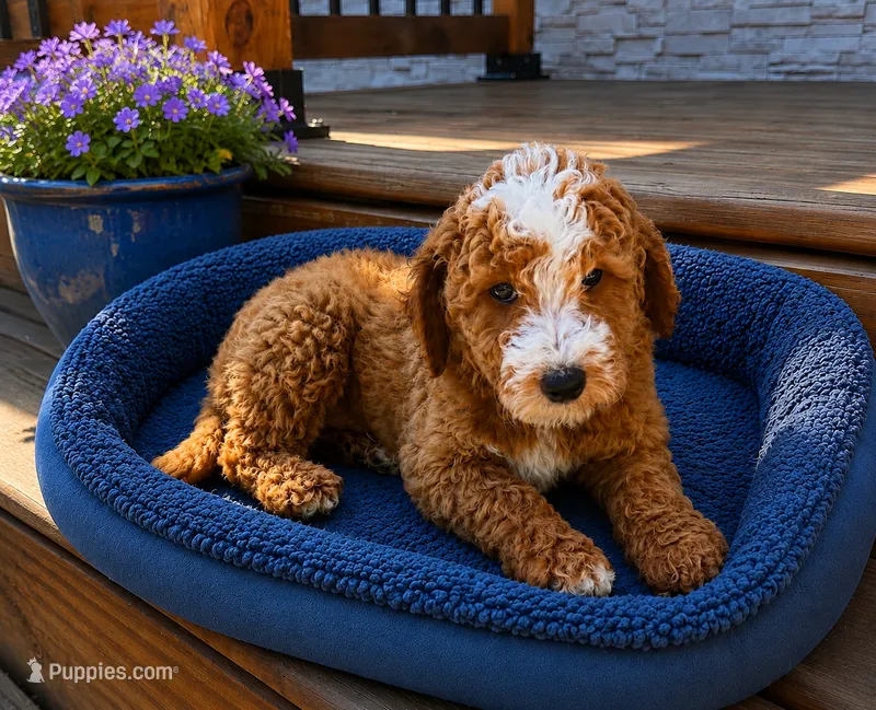 Cooper – Miniature Goldendoodle puppy for sale in Mosinee, WI
