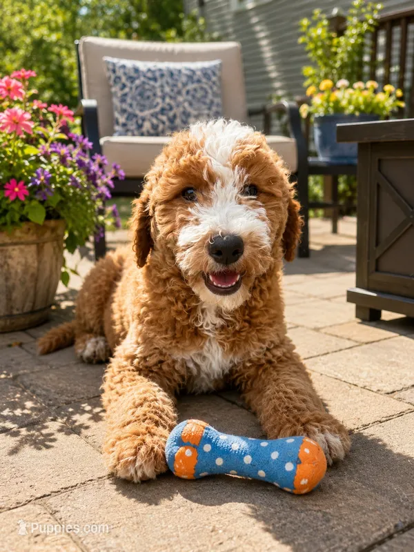 Cooper – Miniature Goldendoodle puppy for sale in Mosinee, WI
