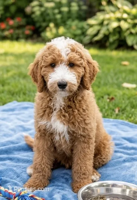 Cooper – Miniature Goldendoodle puppy for sale in Mosinee, WI