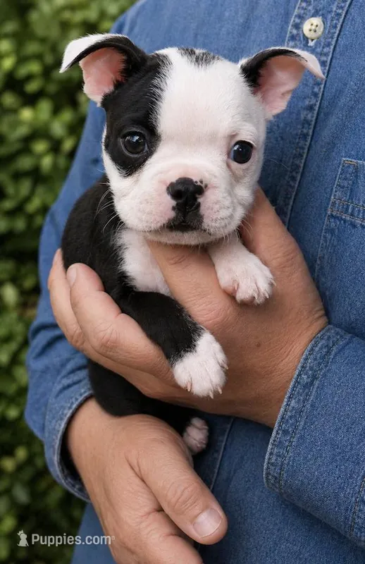Hershey, a male Boston Terrier for sale in Bend, OR – Photo 1 of 2