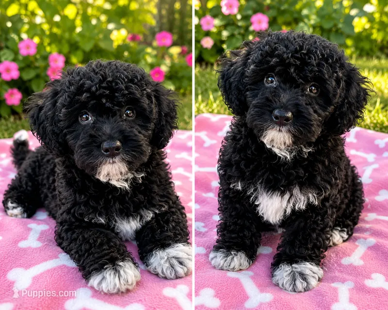 Boo – Miniature Bernedoodle puppy for sale in Gurnee, IL