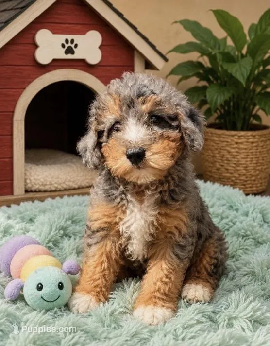 Dazzle – Miniature Bernedoodle puppy for sale in Gurnee, IL